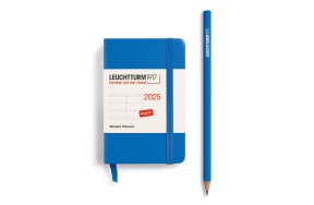 LEUCHTTURM WEEKLY PLANNER 2025 MINI A7 HC 12 MONTHS SKY 370679